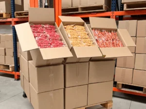 🌽 600 bolsas de 50g de Maíz Pop, una caja de cada sabor, con o sin etiqueta