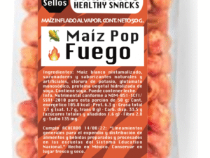 🌽 10 bolsas de 50g de Maíz Pop Mr. Rayo sabor 🔥 Fuego