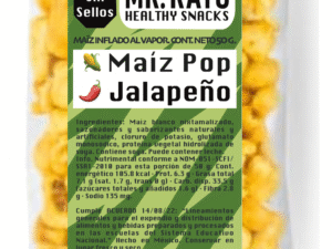 🌽 10 bolsas de 50g de Maíz Pop Mr. Rayo sabor 🌶 Jalapeño